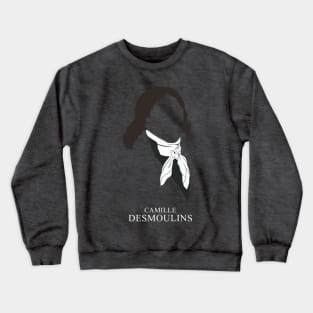 Camille Desmoulins - Minimalist Portrait Crewneck Sweatshirt